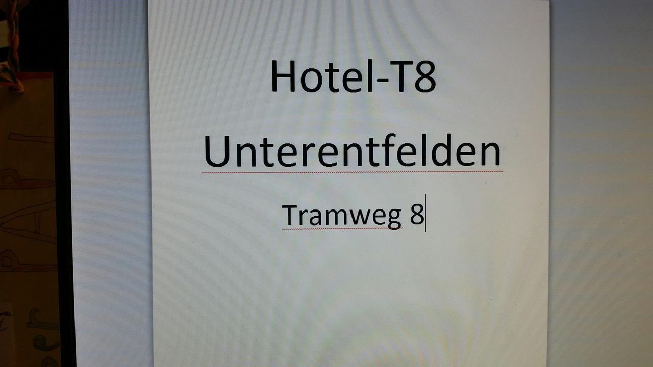 Hotel-T8 Unterentfelden Bagian luar foto